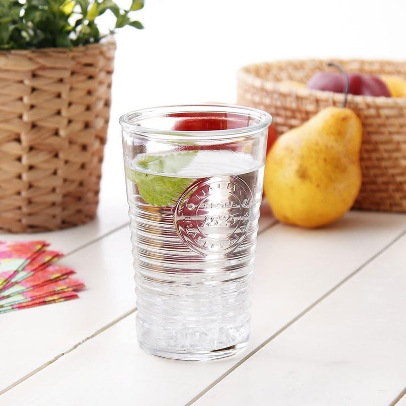 Bormioli Rocco Officina1825 Water Glasses (Set of 6), 11 oz, Clear - Image 5